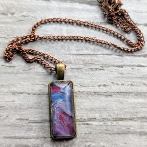 Elegant Multicolor Pendant Necklace
